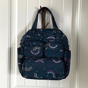 NWOT lug Mini Puddle Jumper 3 in Rainbow Navy